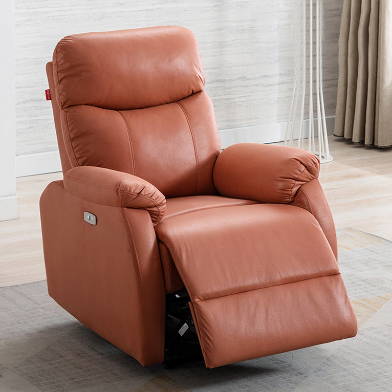 Faux Leather Home Theater Recliner Modern Standard Recliner for Theater