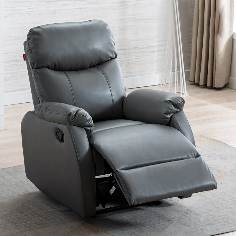 Faux Leather Home Theater Recliner Modern Standard Recliner for Theater