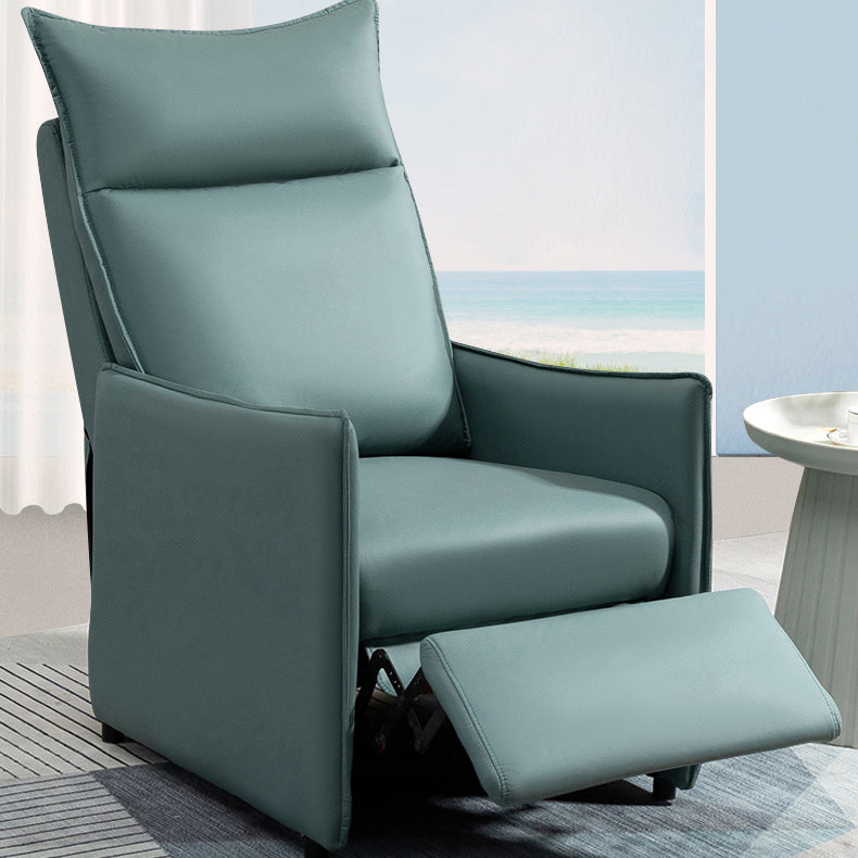 Modern Solid Color Standard Recliner Faux Leather Recliner Chair