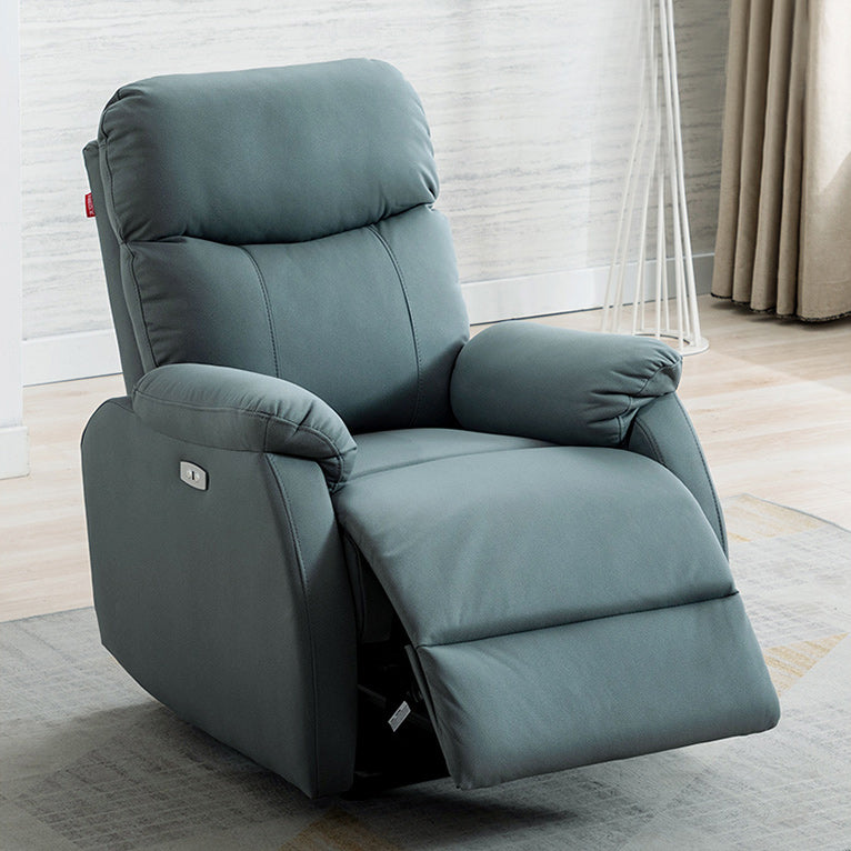 Contemporary Faux Leather Recliner 31.1" Wide Recliner Chair with USB Cord