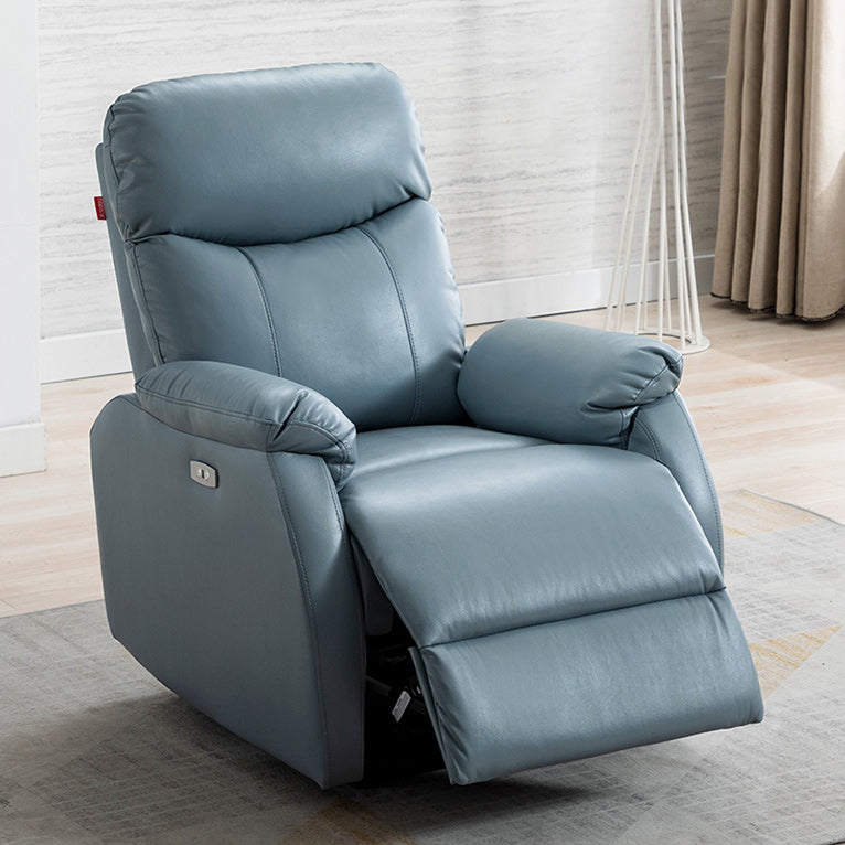 Contemporary Faux Leather Recliner 31.1" Wide Recliner Chair with USB Cord