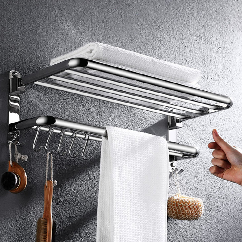 Modern Stainless Steel Bath Shelf Paper Holder Bathroom Accessory Kit