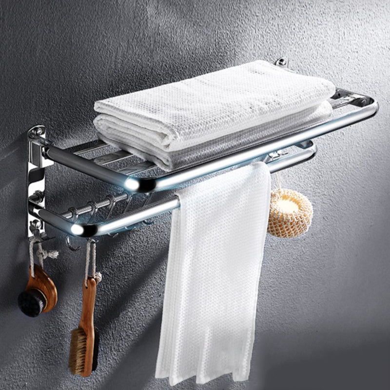 Modern Stainless Steel Bath Shelf Paper Holder Bathroom Accessory Kit