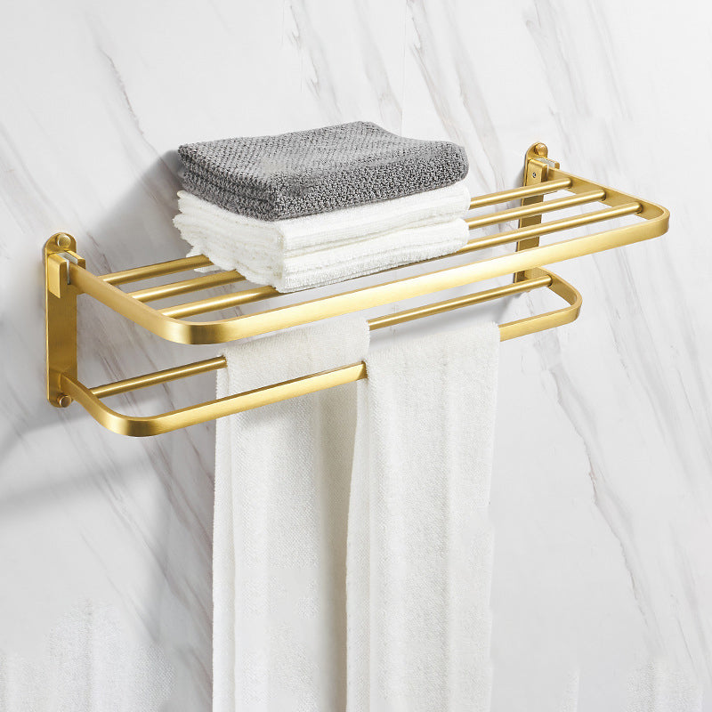 Modern Bathroom Hardware Paper Holder Bath Shelf Gold Bathroom Accessory Kit