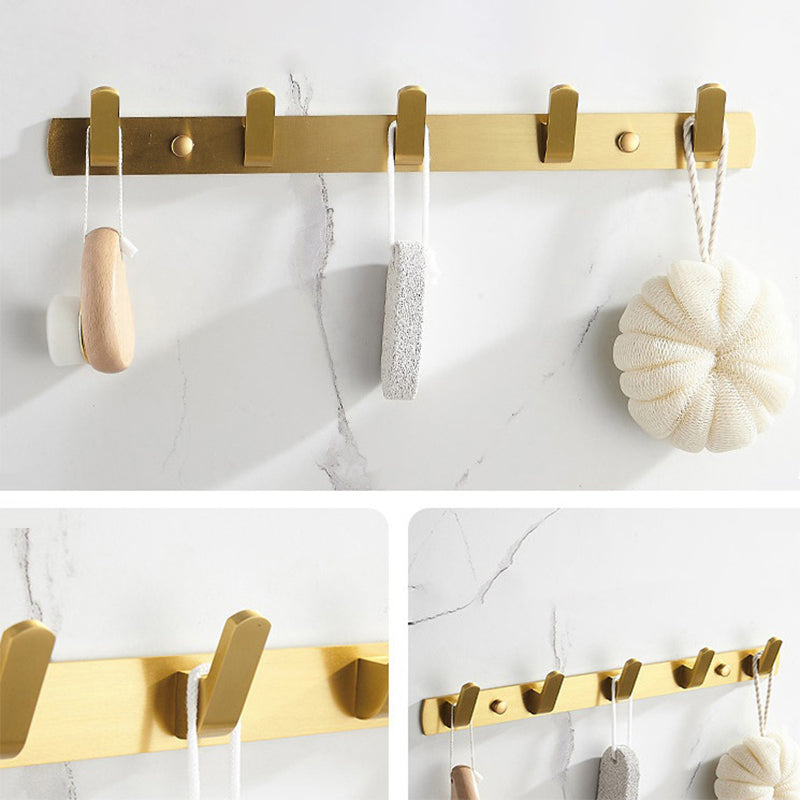 Modern Bathroom Hardware Paper Holder Bath Shelf Gold Bathroom Accessory Kit