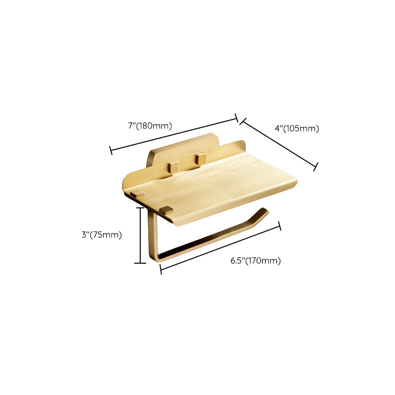 Traditional Golden Bath Hardware Set Brass Bathroom Accessory Kit