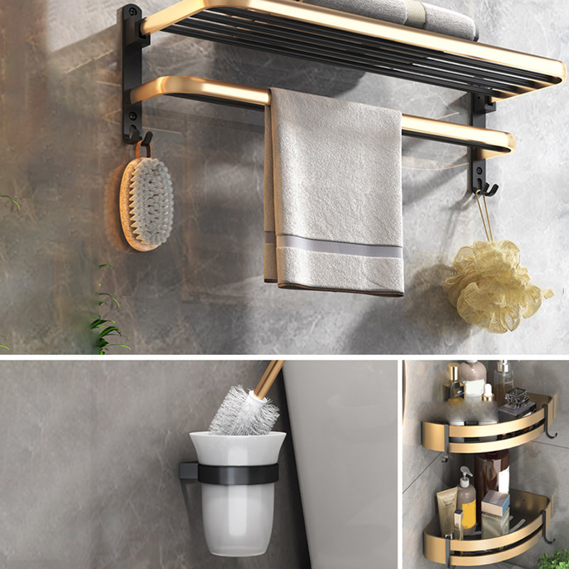 Black & Brass Bathroom Set Modern Style Bathroom Accessory As Individual Or As a Set