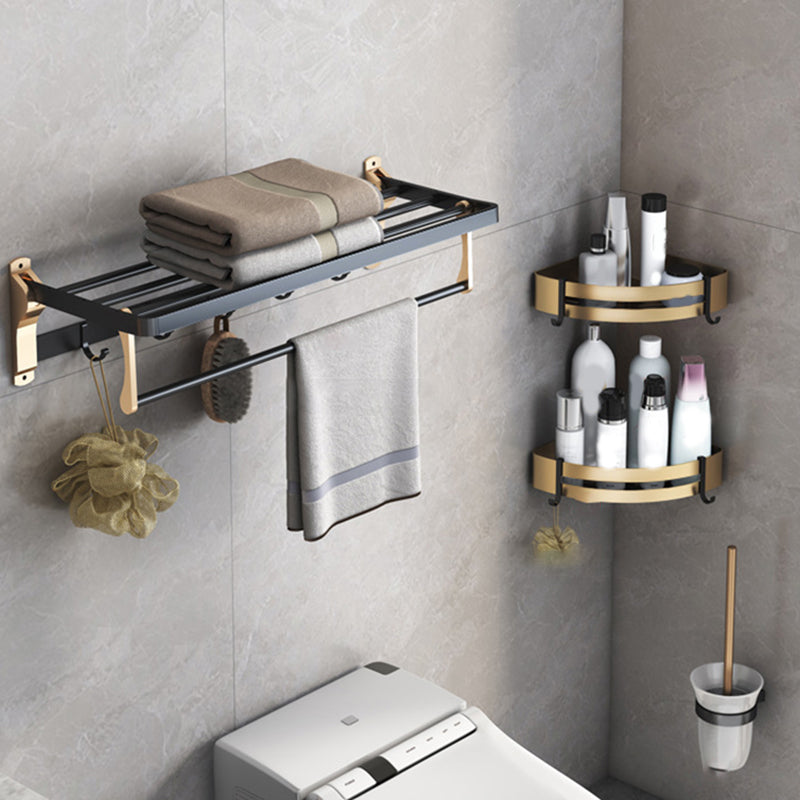 Black & Brass Bathroom Set Modern Style Bathroom Accessory As Individual Or As a Set