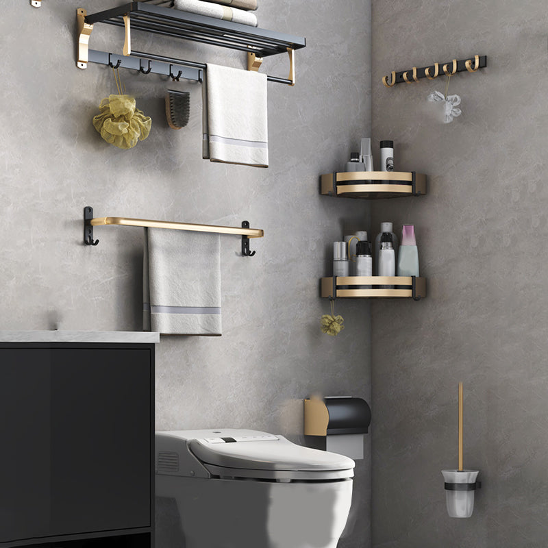 Black & Brass Bathroom Set Modern Style Bathroom Accessory As Individual Or As a Set