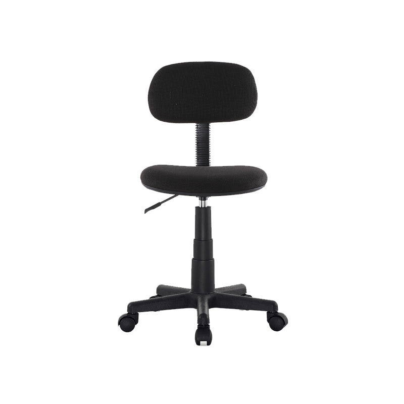 Contemporary Office Chair Adjustable Seat Height Metal Desk Chair without Arm