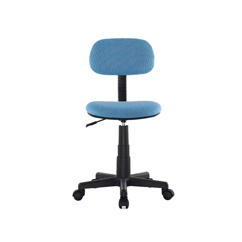 Contemporary Office Chair Adjustable Seat Height Metal Desk Chair without Arm