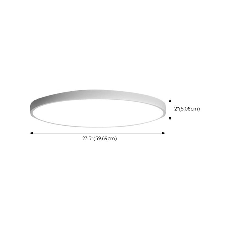 White LED Ceiling Light Contemporary Flush Mount Lighting for Hallway