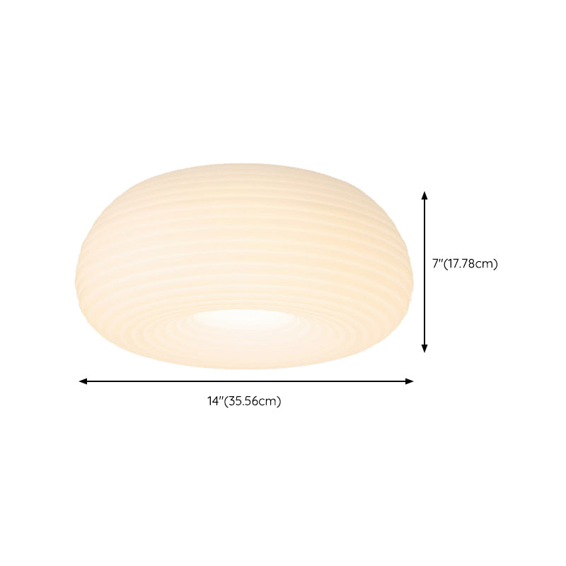 White LED Ceiling Light Modernism Flush Mount Lighting for Foyer