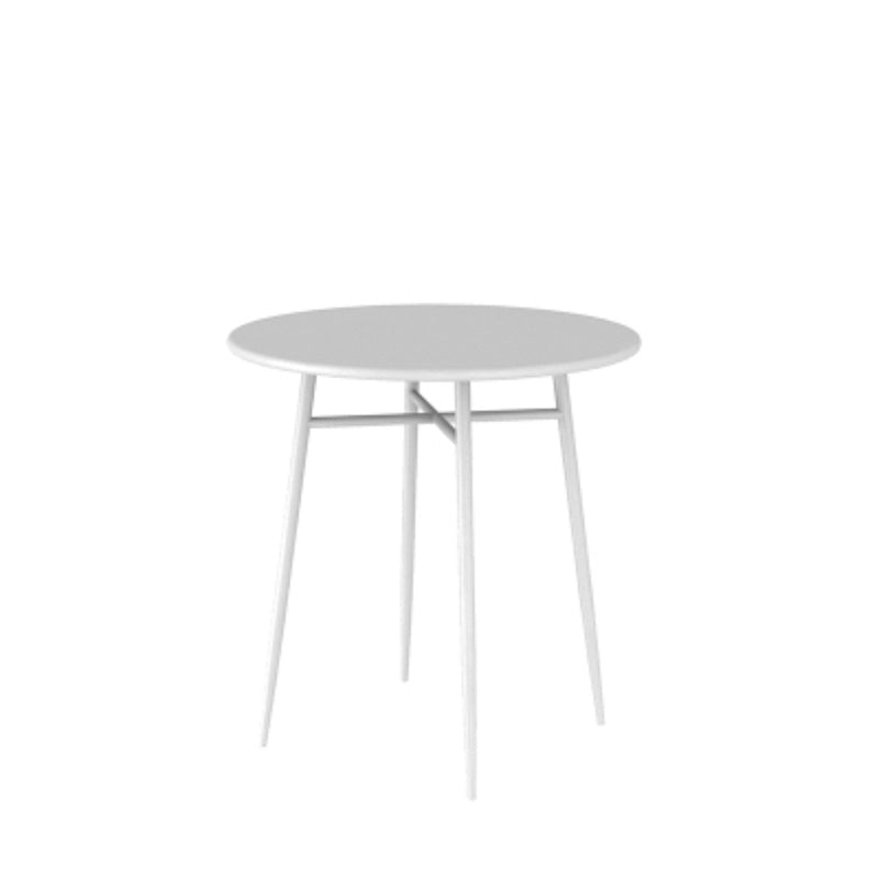 Modern Metal Patio Table No Distressing Rust Resistant Bistro Table