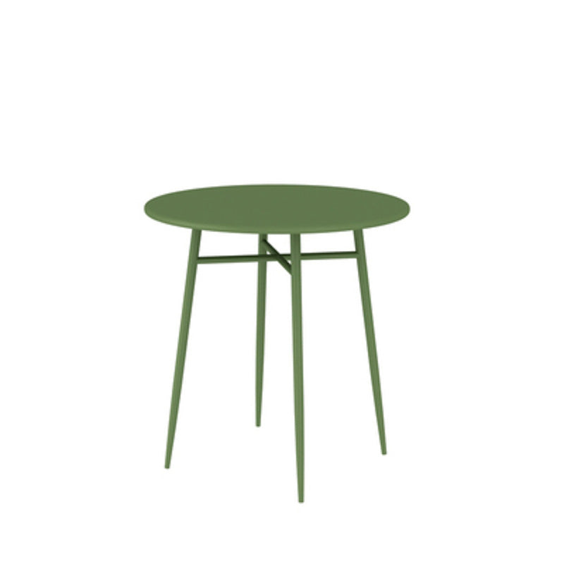 Modern Metal Patio Table No Distressing Rust Resistant Bistro Table