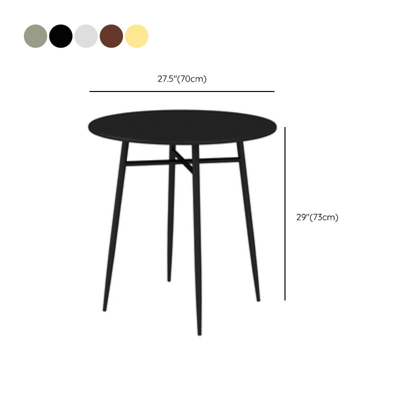 Modern Metal Patio Table No Distressing Rust Resistant Bistro Table