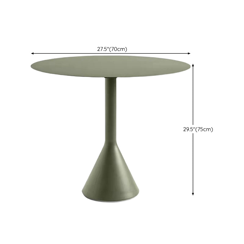 No Distressing Patio Table Contemporary Green Metal Bistro Table