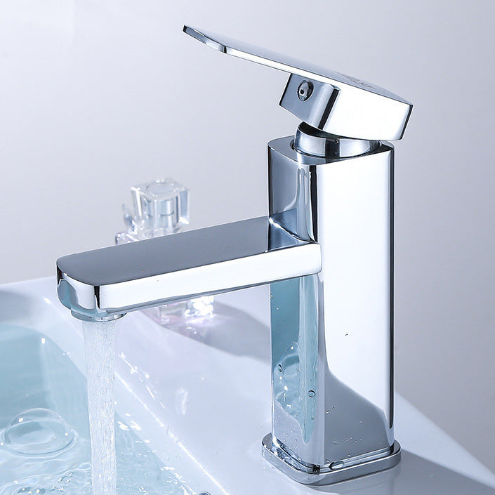 Industrial Bathroom Faucet Stainless Steel Lever Handles with Water Hose Vessel Faucet