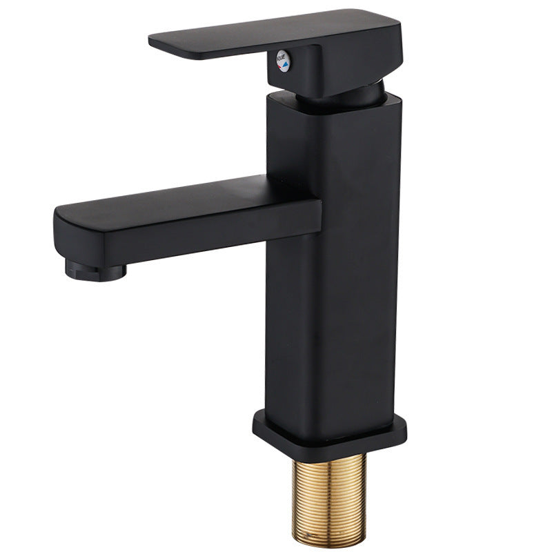 Industrial Bathroom Faucet Stainless Steel Lever Handles with Water Hose Vessel Faucet