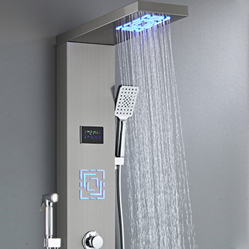 Shower Shower Set Digital Display Temperature Control Shower Wall Mounted