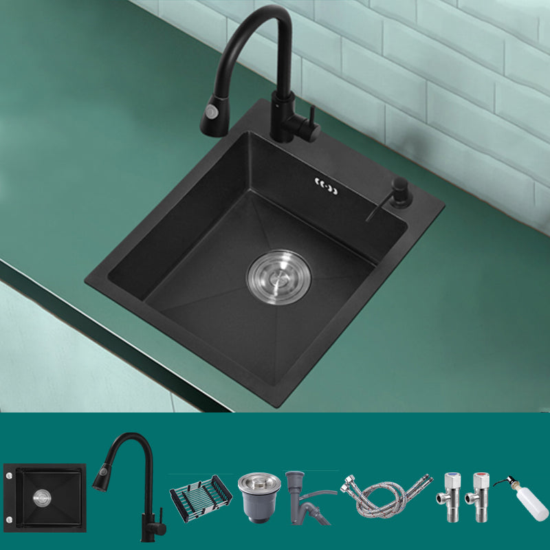 Contemporary Kitchen Sink Corrosion Resistant Stainless Steel Kitchen Sink