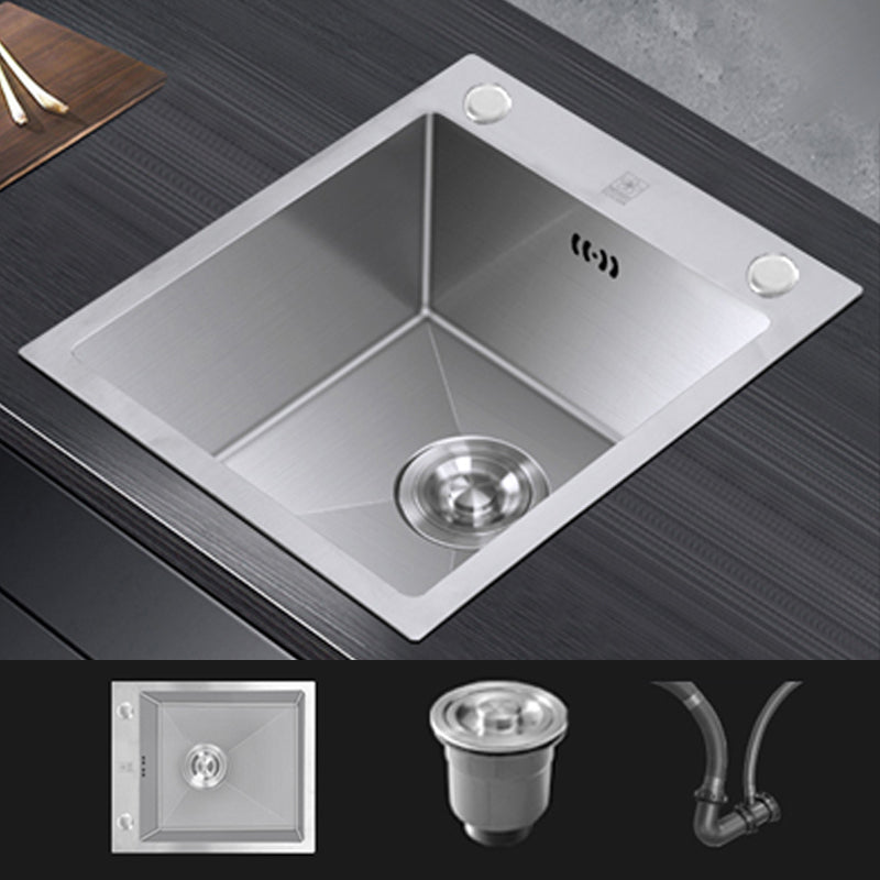 Classic Style Kitchen Sink Drop-In Stainless Steel Corrosion Resistant Kitchen Sink