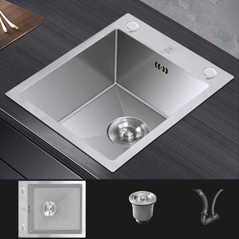 Contemporary Style Kitchen Sink Stainless Steel Rectangle Kitchen Sink