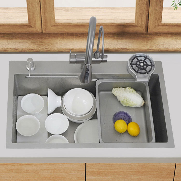 Modern Style Kitchen Sink Rectangle Shape Kitchen Sink with Single Bowl