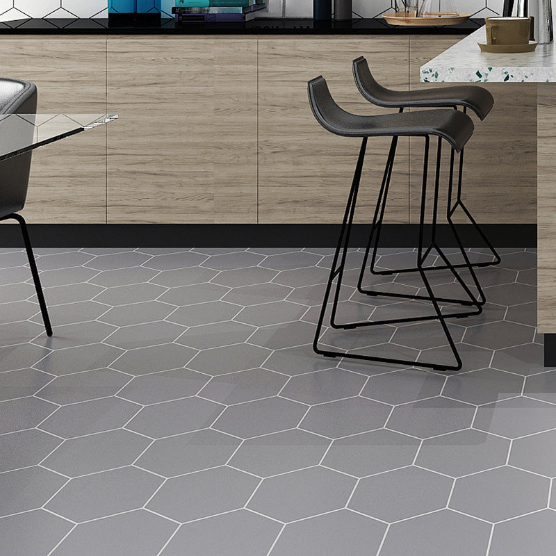 Bathroom Wall Floor Tile Waterproof Geometric Pattern Floor Wallpaper