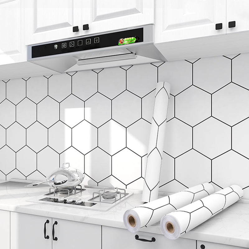 Modern Waterproof Mosaic Tile Smooth Peel and Stick Backsplash Tile for Kitchen