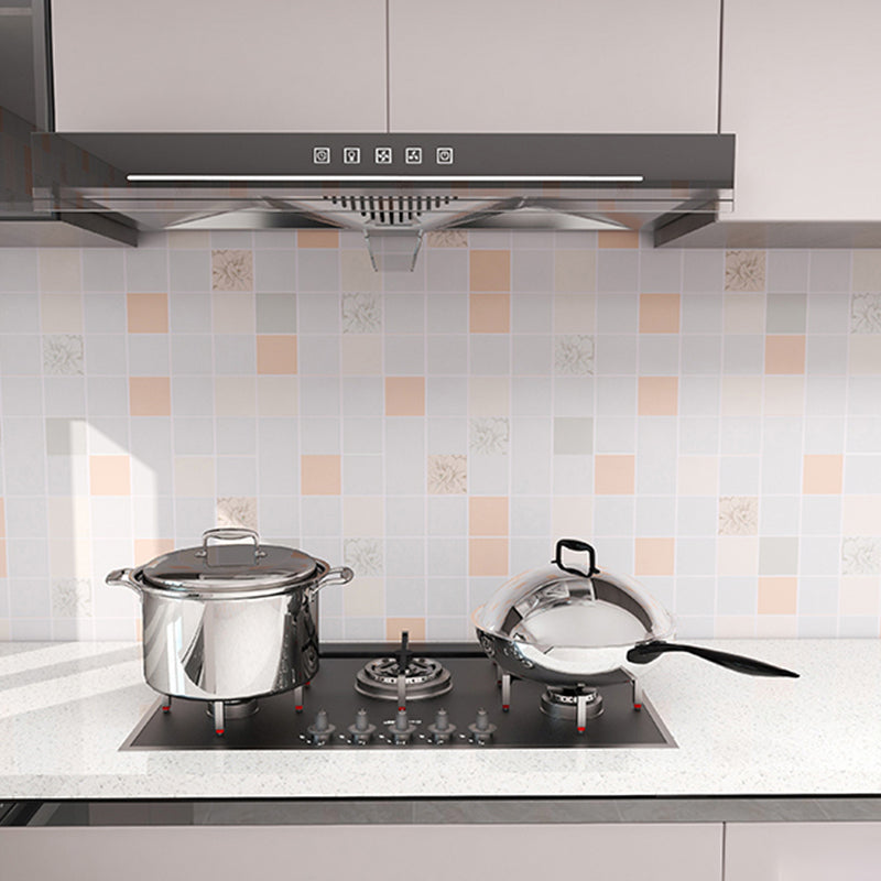 Modern Backsplash Wallpaper Smooth Peel and Stick Backsplash Tiles for Kitchen