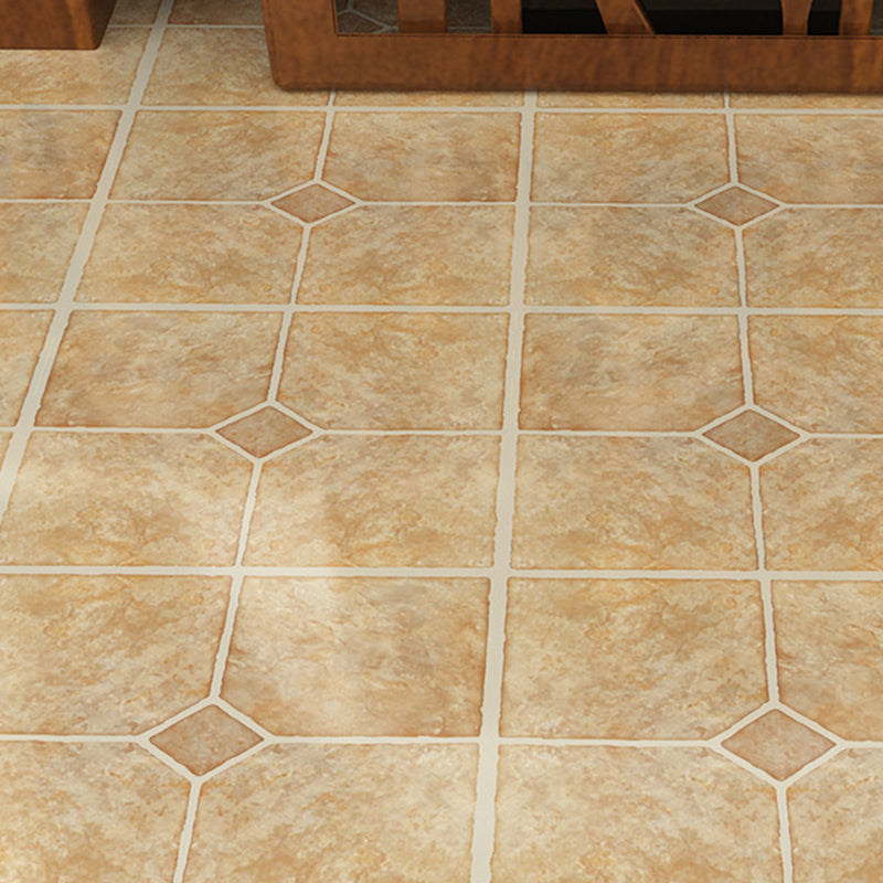 Peel and Stick PVC Flooring Matte Vinyl Flooring with Diamond Look