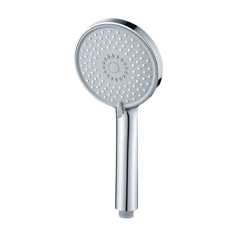 Round Handheld Shower Head Self-Cleaning Wall-Mount Shower Head