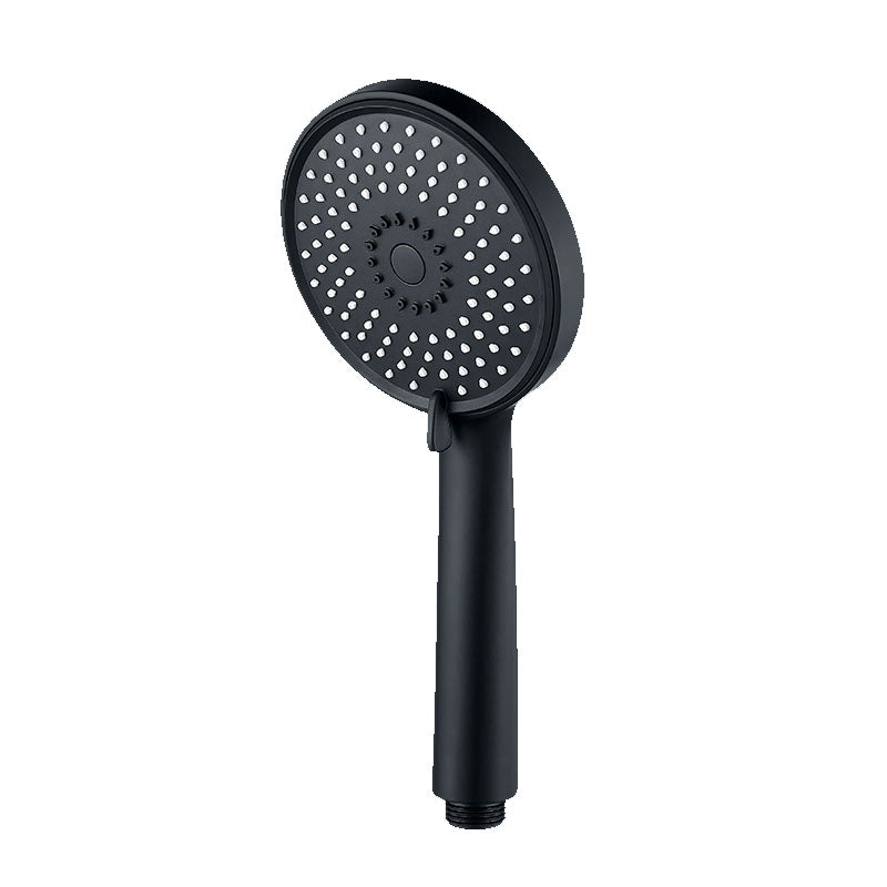 Round Handheld Shower Head Self-Cleaning Wall-Mount Shower Head