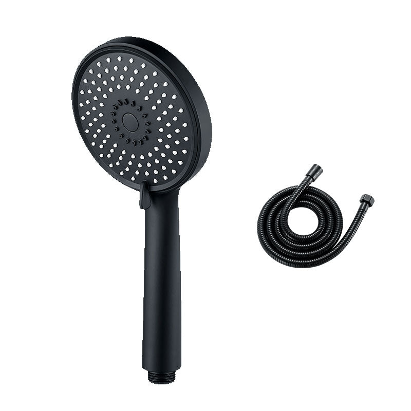 Round Handheld Shower Head Self-Cleaning Wall-Mount Shower Head