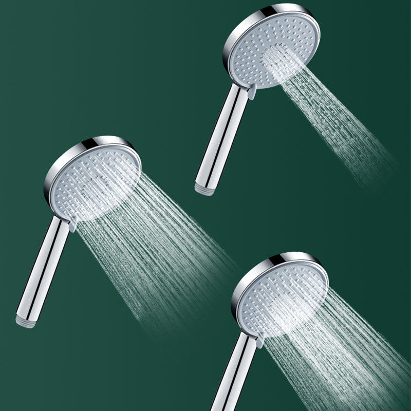 Round Handheld Shower Head Self-Cleaning Wall-Mount Shower Head