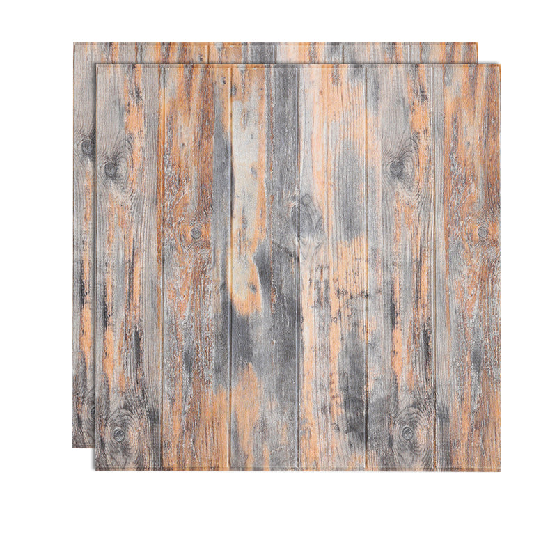 Pvc Paneling Smooth Wall Interior Living Room Plank Set of 2