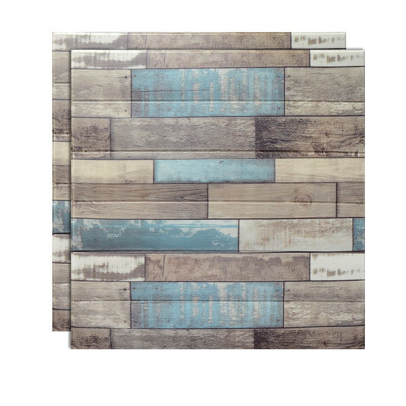 Pvc Paneling Smooth Wall Interior Living Room Plank Set of 2