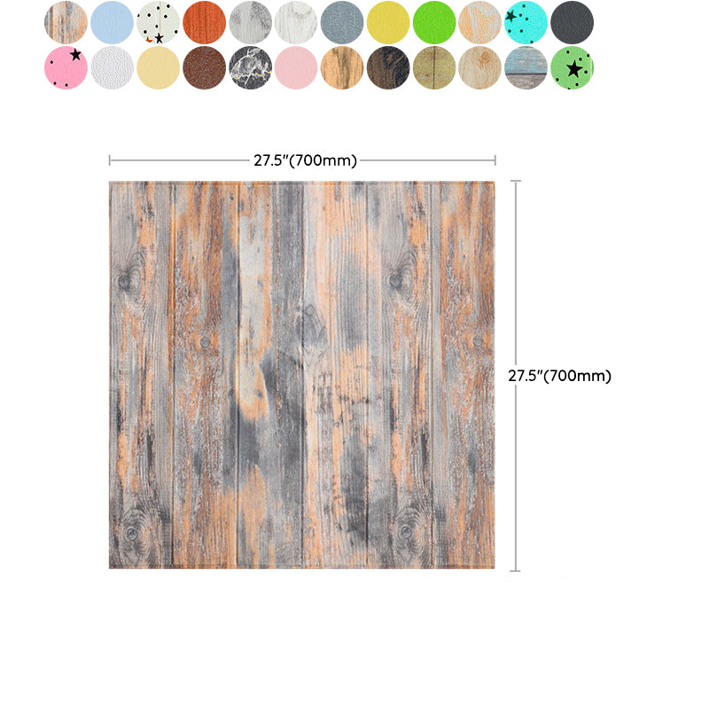 Pvc Paneling Smooth Wall Interior Living Room Plank Set of 2