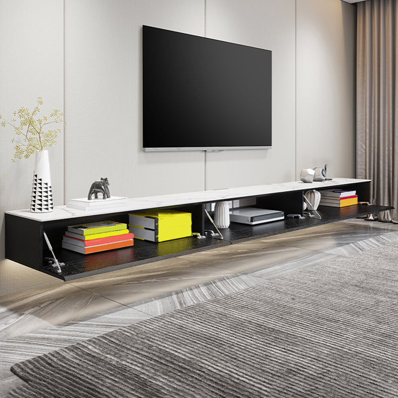 Modern Stone TV Media Stand Wall-mounted TV Console for Living Room