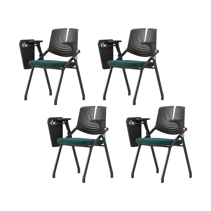 Contemporary Fixed Arms Conference Chair Plastic Chair for Office