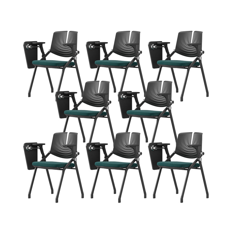 Contemporary Fixed Arms Conference Chair Plastic Chair for Office