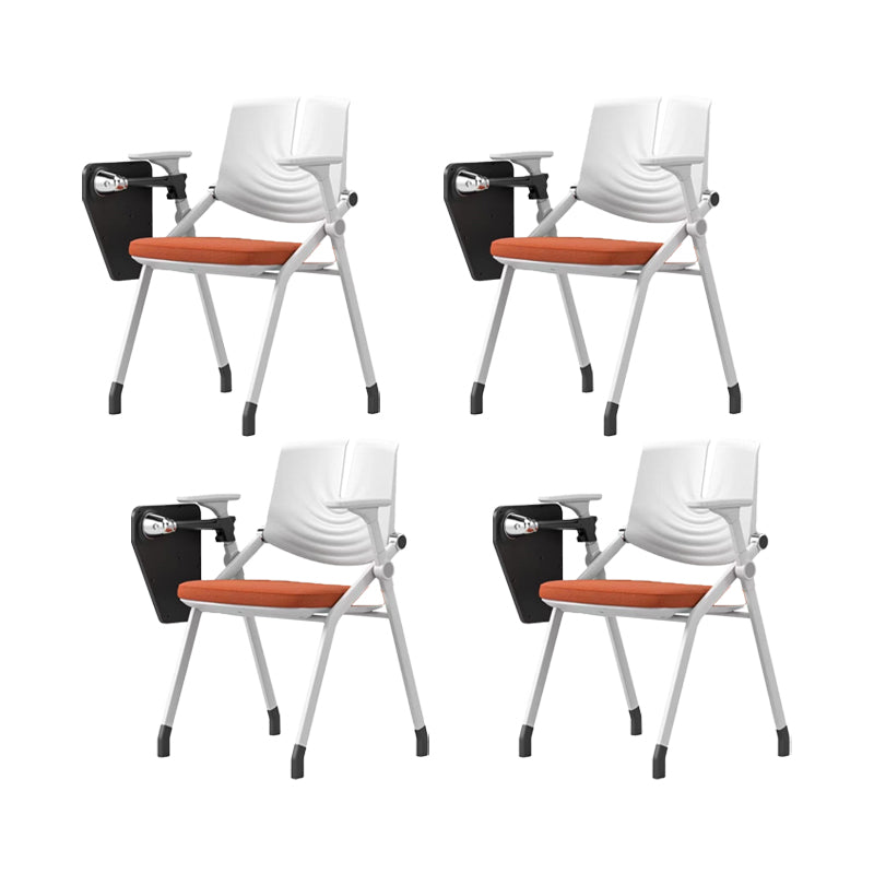 Contemporary Fixed Arms Conference Chair Plastic Chair for Office