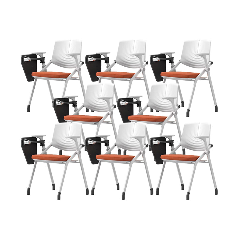 Contemporary Fixed Arms Conference Chair Plastic Chair for Office