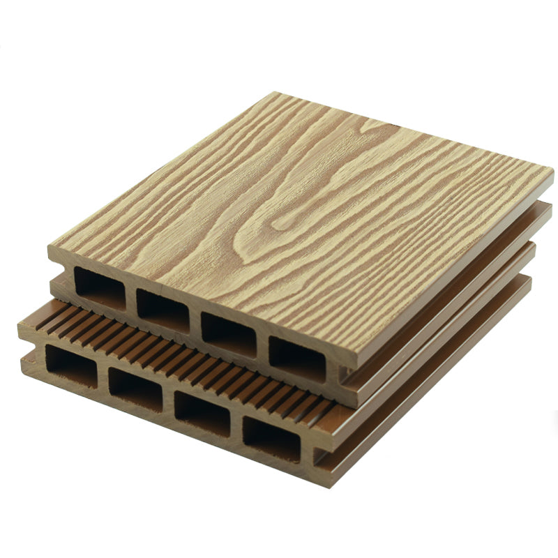 Modern Deck Plank Wooden Embossed Waterproof Slip Resistant Floor Board