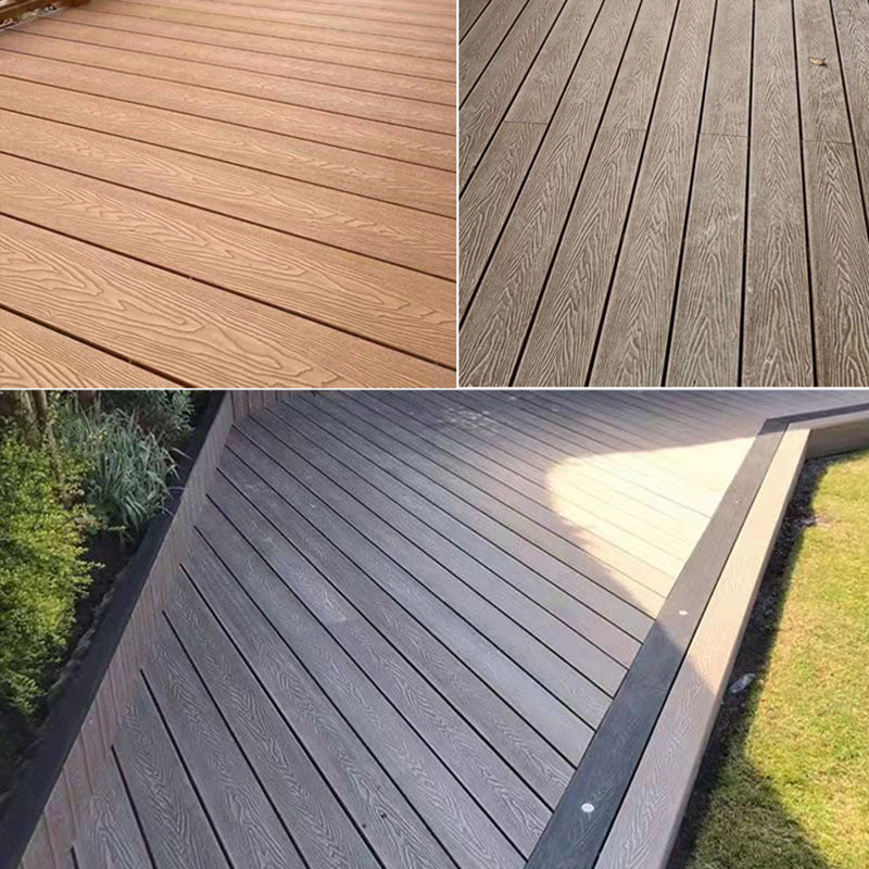 Modern Deck Plank Wooden Embossed Waterproof Slip Resistant Floor Board