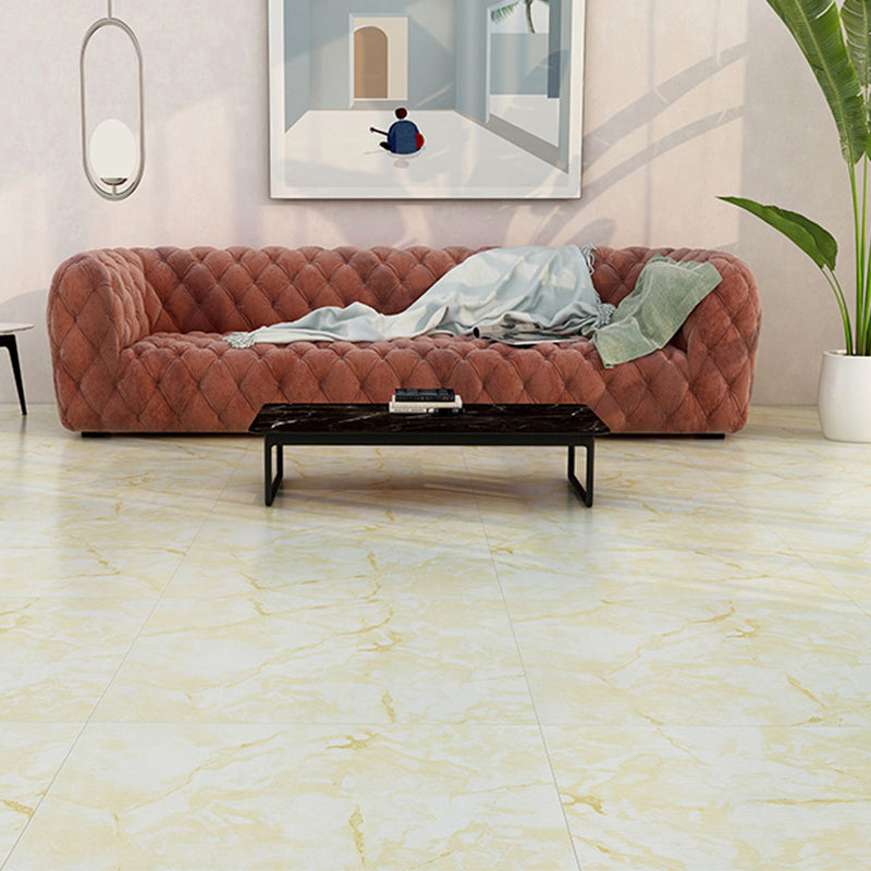 Square Vinyl Flooring Peel and Stick Stone Design PVC Flooring for Living Room