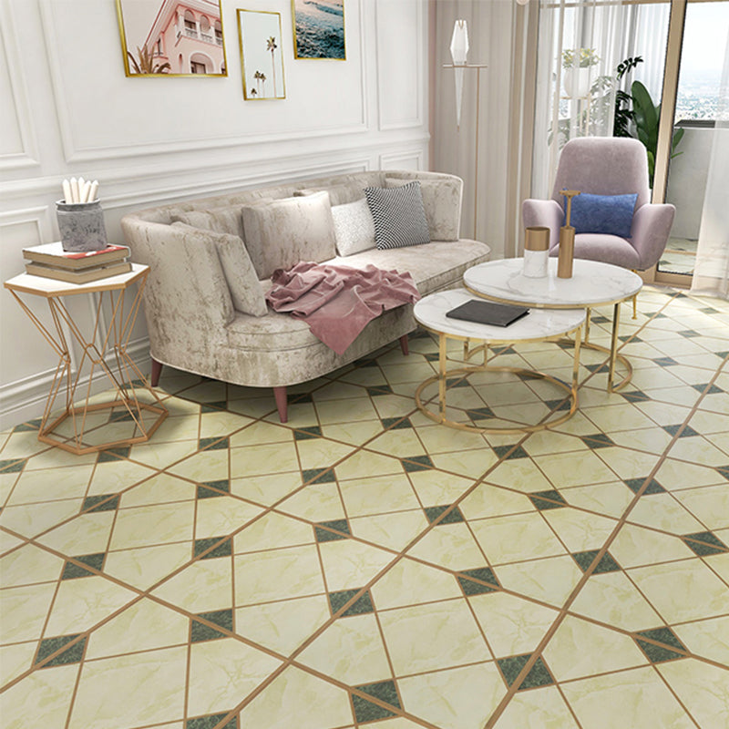 Square Vinyl Flooring Peel and Stick Stone Design PVC Flooring for Living Room