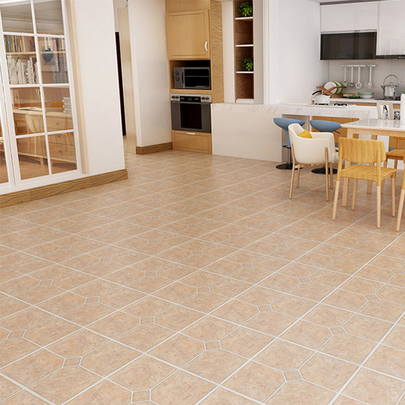 Square Vinyl Flooring Peel and Stick Stone Design PVC Flooring for Living Room