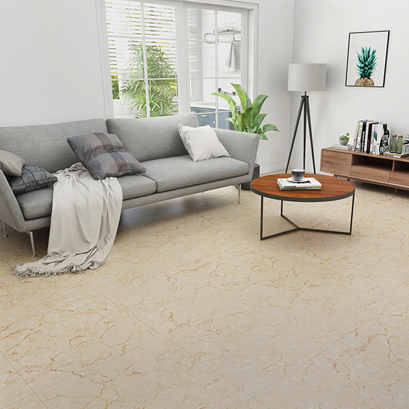 Square Vinyl Flooring Peel and Stick Stone Design PVC Flooring for Living Room